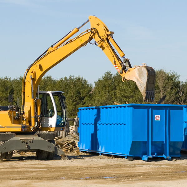 can i rent a residential dumpster for a construction project in Johnson